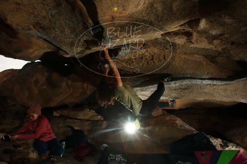 Bouldering in Hueco Tanks on 12/08/2018 with Blue Lizard Climbing and Yoga
Filename: SRM_20181208_1314100.jpg
Aperture: f/8.0
Shutter Speed: 1/200
Body: Canon EOS-1D Mark II
Lens: Canon EF 16-35mm f/2.8 L
