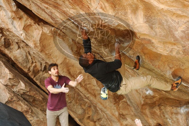 Bouldering in Hueco Tanks on 12/08/2018 with Blue Lizard Climbing and Yoga
Filename: SRM_20181208_1428410.jpg
Aperture: f/3.5
Shutter Speed: 1/250
Body: Canon EOS-1D Mark II
Lens: Canon EF 50mm f/1.8 II