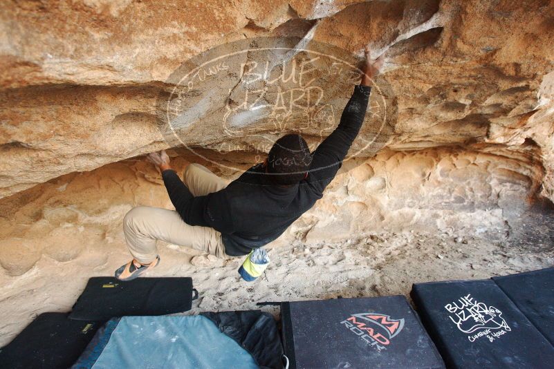 Bouldering in Hueco Tanks on 12/08/2018 with Blue Lizard Climbing and Yoga

Filename: SRM_20181208_1637550.jpg
Aperture: f/4.0
Shutter Speed: 1/250
Body: Canon EOS-1D Mark II
Lens: Canon EF 16-35mm f/2.8 L