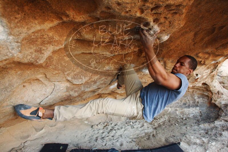 Bouldering in Hueco Tanks on 12/08/2018 with Blue Lizard Climbing and Yoga
Filename: SRM_20181208_1701200.jpg
Aperture: f/4.0
Shutter Speed: 1/250
Body: Canon EOS-1D Mark II
Lens: Canon EF 16-35mm f/2.8 L