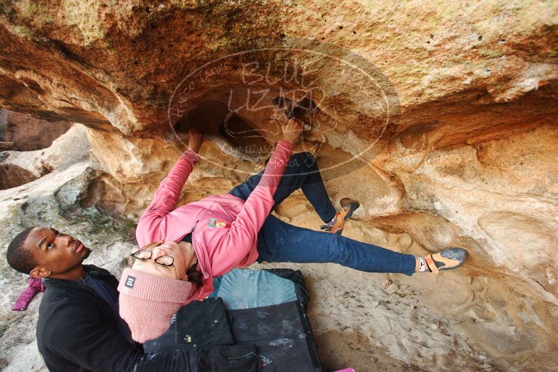 Bouldering in Hueco Tanks on 12/08/2018 with Blue Lizard Climbing and Yoga

Filename: SRM_20181208_1723150.jpg
Aperture: f/4.0
Shutter Speed: 1/250
Body: Canon EOS-1D Mark II
Lens: Canon EF 16-35mm f/2.8 L