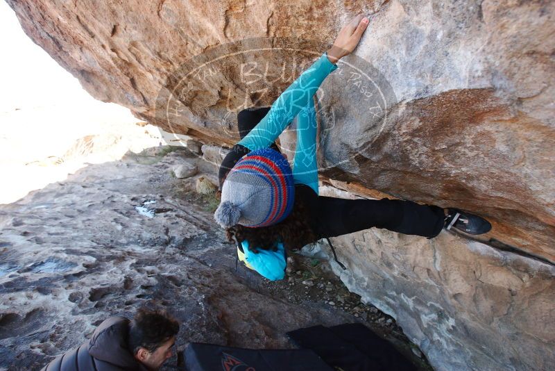 Bouldering in Hueco Tanks on 12/09/2018 with Blue Lizard Climbing and Yoga
Filename: SRM_20181209_1149160.jpg
Aperture: f/4.5
Shutter Speed: 1/250
Body: Canon EOS-1D Mark II
Lens: Canon EF 16-35mm f/2.8 L