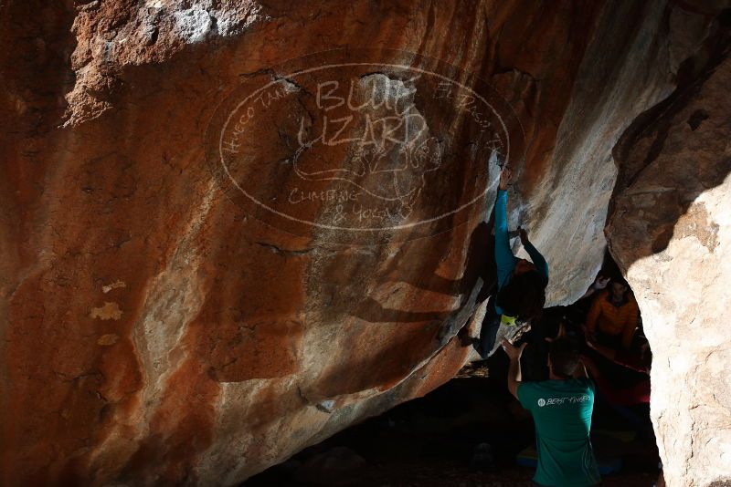 Bouldering in Hueco Tanks on 12/09/2018 with Blue Lizard Climbing and Yoga
Filename: SRM_20181209_1351320.jpg
Aperture: f/5.6
Shutter Speed: 1/250
Body: Canon EOS-1D Mark II
Lens: Canon EF 16-35mm f/2.8 L