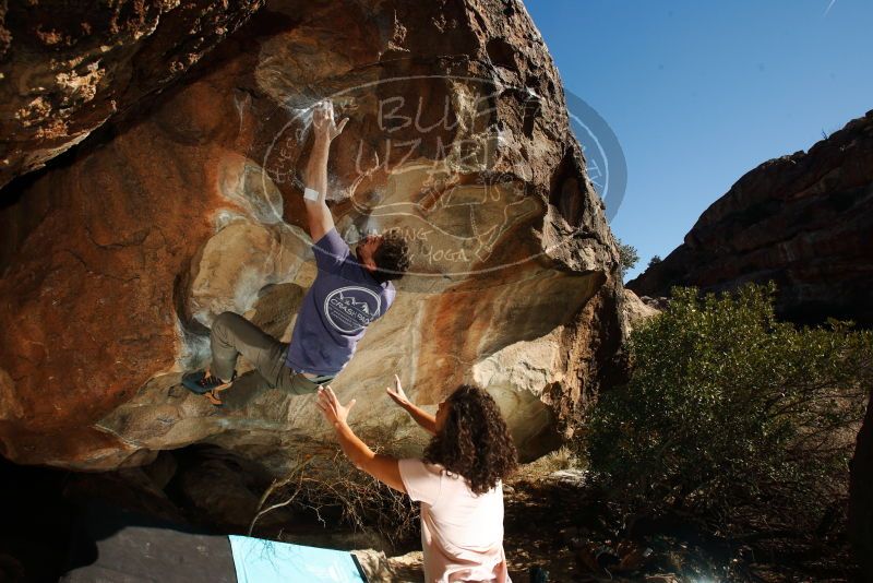 Bouldering in Hueco Tanks on 12/14/2018 with Blue Lizard Climbing and Yoga

Filename: SRM_20181214_1204290.jpg
Aperture: f/8.0
Shutter Speed: 1/250
Body: Canon EOS-1D Mark II
Lens: Canon EF 16-35mm f/2.8 L