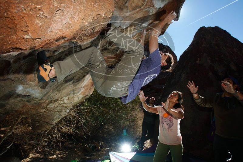 Bouldering in Hueco Tanks on 12/14/2018 with Blue Lizard Climbing and Yoga

Filename: SRM_20181214_1221210.jpg
Aperture: f/8.0
Shutter Speed: 1/250
Body: Canon EOS-1D Mark II
Lens: Canon EF 16-35mm f/2.8 L