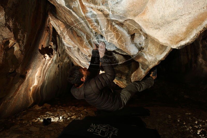Bouldering in Hueco Tanks on 12/14/2018 with Blue Lizard Climbing and Yoga

Filename: SRM_20181214_1353240.jpg
Aperture: f/5.6
Shutter Speed: 1/250
Body: Canon EOS-1D Mark II
Lens: Canon EF 16-35mm f/2.8 L