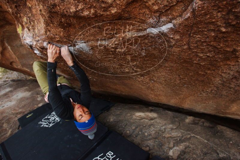 Bouldering in Hueco Tanks on 12/14/2018 with Blue Lizard Climbing and Yoga

Filename: SRM_20181214_1553530.jpg
Aperture: f/5.0
Shutter Speed: 1/250
Body: Canon EOS-1D Mark II
Lens: Canon EF 16-35mm f/2.8 L