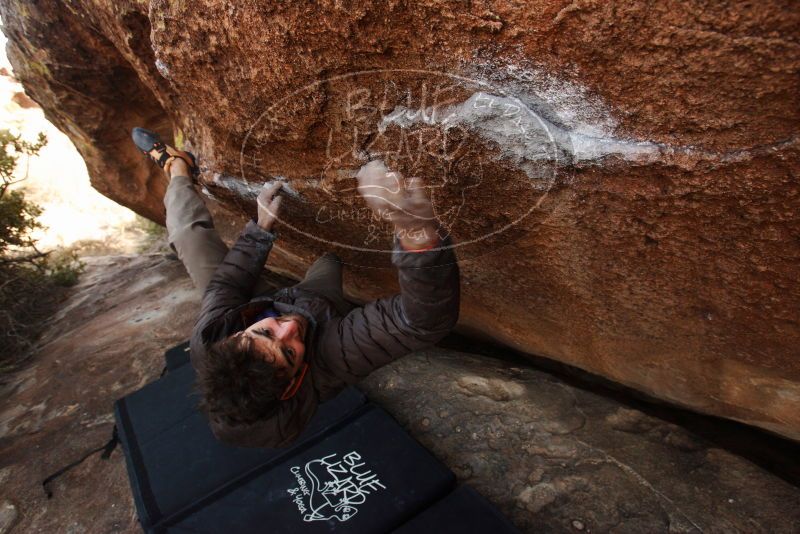 Bouldering in Hueco Tanks on 12/14/2018 with Blue Lizard Climbing and Yoga

Filename: SRM_20181214_1556210.jpg
Aperture: f/5.6
Shutter Speed: 1/250
Body: Canon EOS-1D Mark II
Lens: Canon EF 16-35mm f/2.8 L