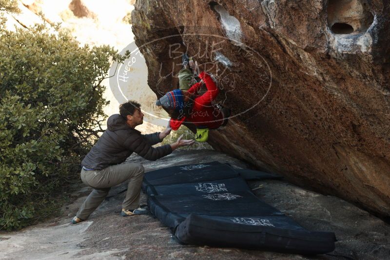 Bouldering in Hueco Tanks on 12/14/2018 with Blue Lizard Climbing and Yoga

Filename: SRM_20181214_1636410.jpg
Aperture: f/4.0
Shutter Speed: 1/250
Body: Canon EOS-1D Mark II
Lens: Canon EF 50mm f/1.8 II
