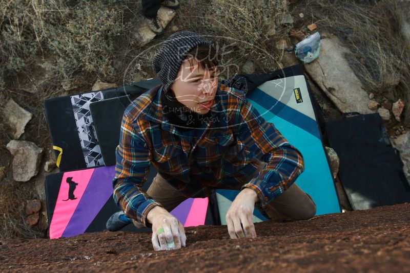 Bouldering in Hueco Tanks on 12/21/2018 with Blue Lizard Climbing and Yoga

Filename: SRM_20181221_1150000.jpg
Aperture: f/6.3
Shutter Speed: 1/200
Body: Canon EOS-1D Mark II
Lens: Canon EF 16-35mm f/2.8 L