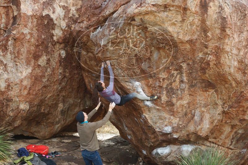 Bouldering in Hueco Tanks on 12/21/2018 with Blue Lizard Climbing and Yoga

Filename: SRM_20181221_1218221.jpg
Aperture: f/5.0
Shutter Speed: 1/320
Body: Canon EOS-1D Mark II
Lens: Canon EF 50mm f/1.8 II