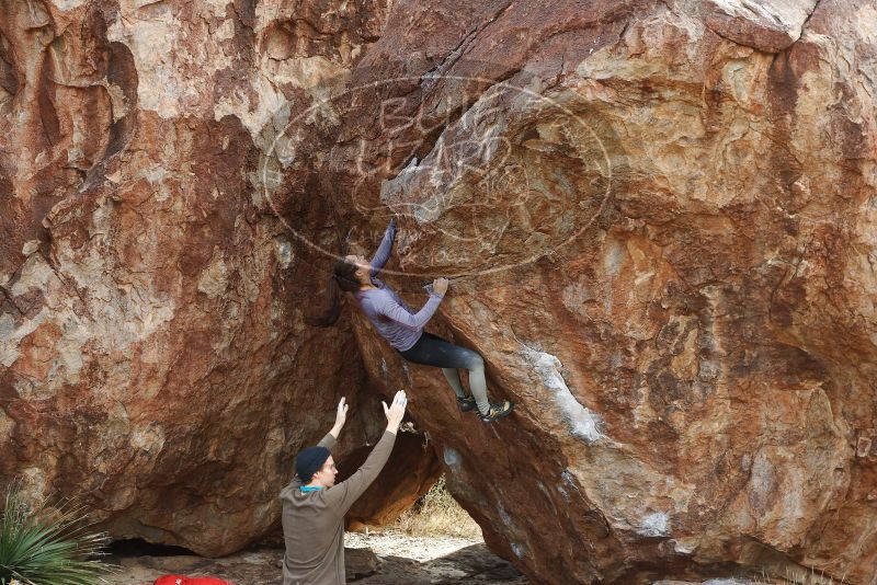 Bouldering in Hueco Tanks on 12/21/2018 with Blue Lizard Climbing and Yoga

Filename: SRM_20181221_1218330.jpg
Aperture: f/5.6
Shutter Speed: 1/320
Body: Canon EOS-1D Mark II
Lens: Canon EF 50mm f/1.8 II