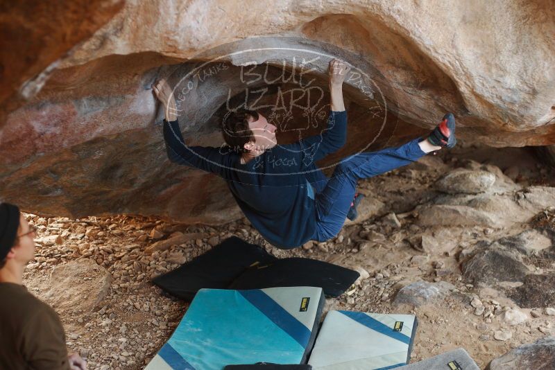 Bouldering in Hueco Tanks on 12/21/2018 with Blue Lizard Climbing and Yoga

Filename: SRM_20181221_1313500.jpg
Aperture: f/2.5
Shutter Speed: 1/250
Body: Canon EOS-1D Mark II
Lens: Canon EF 50mm f/1.8 II