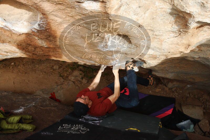 Bouldering in Hueco Tanks on 12/21/2018 with Blue Lizard Climbing and Yoga

Filename: SRM_20181221_1524430.jpg
Aperture: f/10.0
Shutter Speed: 1/320
Body: Canon EOS-1D Mark II
Lens: Canon EF 16-35mm f/2.8 L