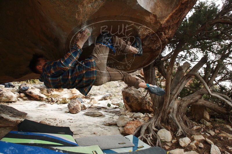 Bouldering in Hueco Tanks on 12/21/2018 with Blue Lizard Climbing and Yoga
Filename: SRM_20181221_1610420.jpg
Aperture: f/7.1
Shutter Speed: 1/250
Body: Canon EOS-1D Mark II
Lens: Canon EF 16-35mm f/2.8 L