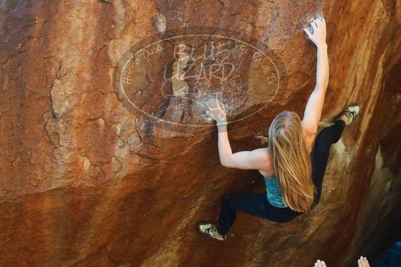 Bouldering in Hueco Tanks on 12/22/2018 with Blue Lizard Climbing and Yoga

Filename: SRM_20181222_1731400.jpg
Aperture: f/3.5
Shutter Speed: 1/500
Body: Canon EOS-1D Mark II
Lens: Canon EF 50mm f/1.8 II