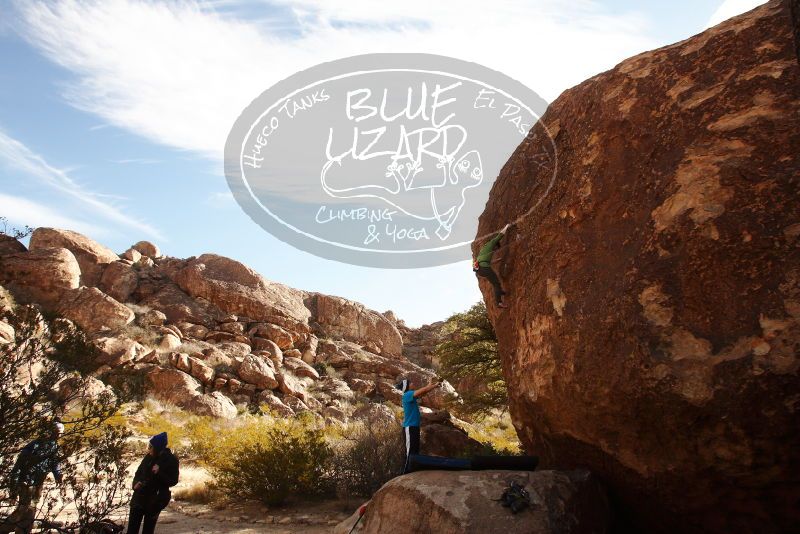 Bouldering in Hueco Tanks on 12/23/2018 with Blue Lizard Climbing and Yoga

Filename: SRM_20181223_1054390.jpg
Aperture: f/8.0
Shutter Speed: 1/320
Body: Canon EOS-1D Mark II
Lens: Canon EF 16-35mm f/2.8 L