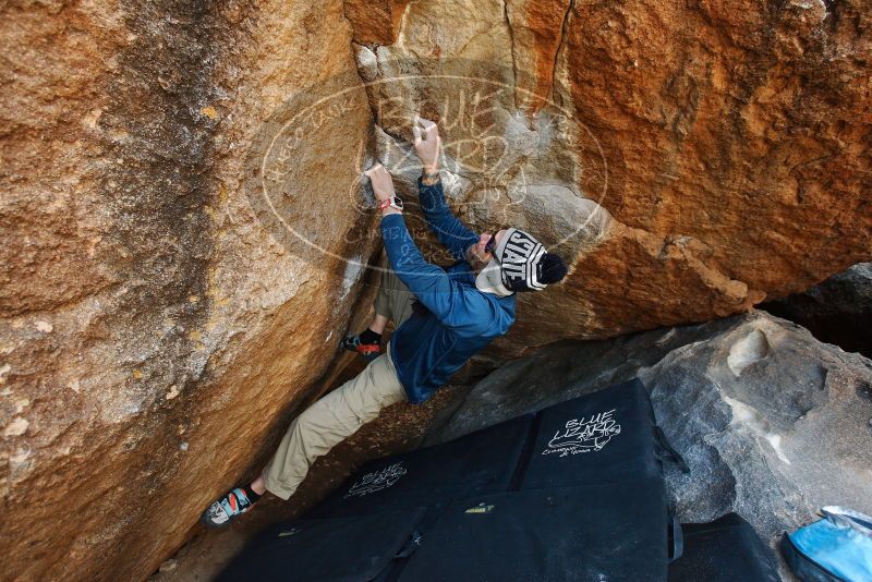 Bouldering in Hueco Tanks on 12/23/2018 with Blue Lizard Climbing and Yoga

Filename: SRM_20181223_1106030.jpg
Aperture: f/4.5
Shutter Speed: 1/320
Body: Canon EOS-1D Mark II
Lens: Canon EF 16-35mm f/2.8 L