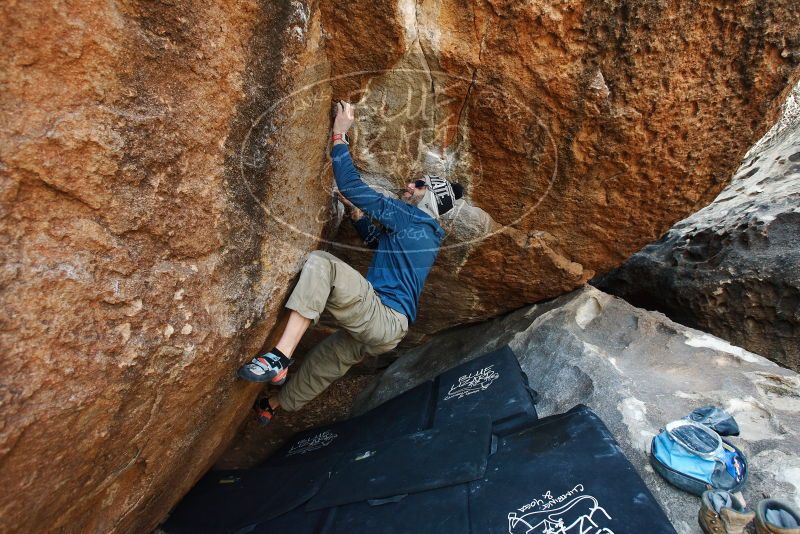 Bouldering in Hueco Tanks on 12/23/2018 with Blue Lizard Climbing and Yoga

Filename: SRM_20181223_1116272.jpg
Aperture: f/4.5
Shutter Speed: 1/250
Body: Canon EOS-1D Mark II
Lens: Canon EF 16-35mm f/2.8 L