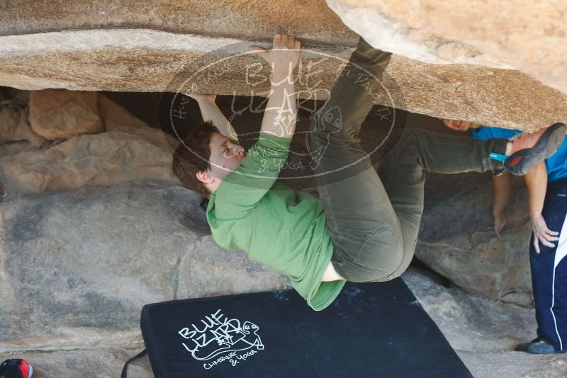 Bouldering in Hueco Tanks on 12/23/2018 with Blue Lizard Climbing and Yoga

Filename: SRM_20181223_1249451.jpg
Aperture: f/4.0
Shutter Speed: 1/200
Body: Canon EOS-1D Mark II
Lens: Canon EF 50mm f/1.8 II