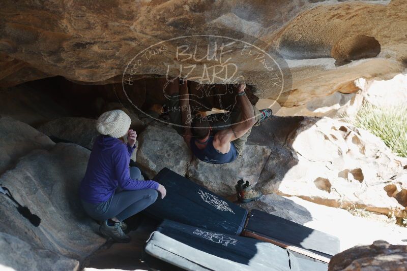 Bouldering in Hueco Tanks on 12/23/2018 with Blue Lizard Climbing and Yoga

Filename: SRM_20181223_1255480.jpg
Aperture: f/4.0
Shutter Speed: 1/320
Body: Canon EOS-1D Mark II
Lens: Canon EF 50mm f/1.8 II