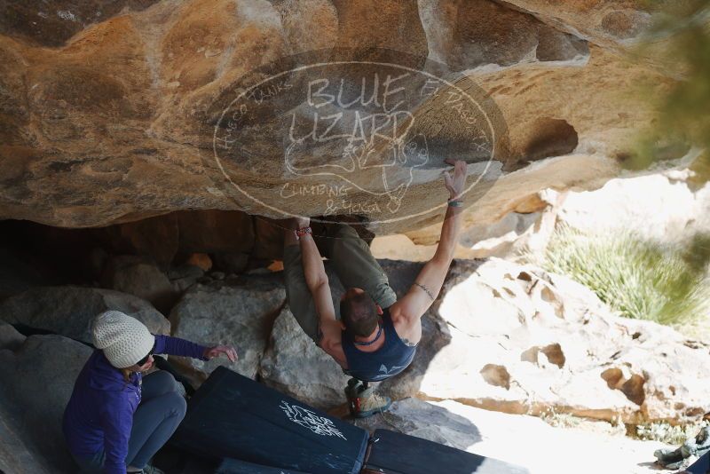 Bouldering in Hueco Tanks on 12/23/2018 with Blue Lizard Climbing and Yoga

Filename: SRM_20181223_1255550.jpg
Aperture: f/4.0
Shutter Speed: 1/320
Body: Canon EOS-1D Mark II
Lens: Canon EF 50mm f/1.8 II