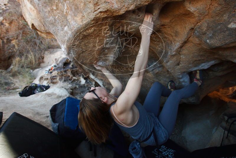 Bouldering in Hueco Tanks on 12/23/2018 with Blue Lizard Climbing and Yoga
Filename: SRM_20181223_1415410.jpg
Aperture: f/4.5
Shutter Speed: 1/400
Body: Canon EOS-1D Mark II
Lens: Canon EF 16-35mm f/2.8 L