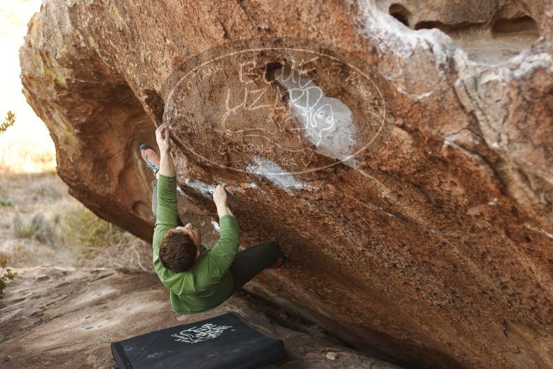 Bouldering in Hueco Tanks on 12/23/2018 with Blue Lizard Climbing and Yoga

Filename: SRM_20181223_1651590.jpg
Aperture: f/2.8
Shutter Speed: 1/320
Body: Canon EOS-1D Mark II
Lens: Canon EF 50mm f/1.8 II