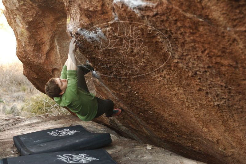 Bouldering in Hueco Tanks on 12/23/2018 with Blue Lizard Climbing and Yoga

Filename: SRM_20181223_1702520.jpg
Aperture: f/2.8
Shutter Speed: 1/250
Body: Canon EOS-1D Mark II
Lens: Canon EF 50mm f/1.8 II
