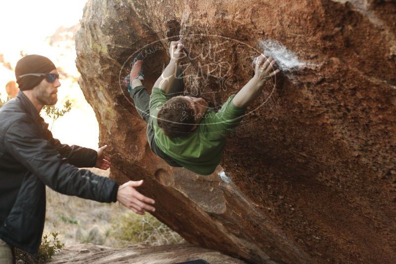 Bouldering in Hueco Tanks on 12/23/2018 with Blue Lizard Climbing and Yoga

Filename: SRM_20181223_1703020.jpg
Aperture: f/2.8
Shutter Speed: 1/320
Body: Canon EOS-1D Mark II
Lens: Canon EF 50mm f/1.8 II