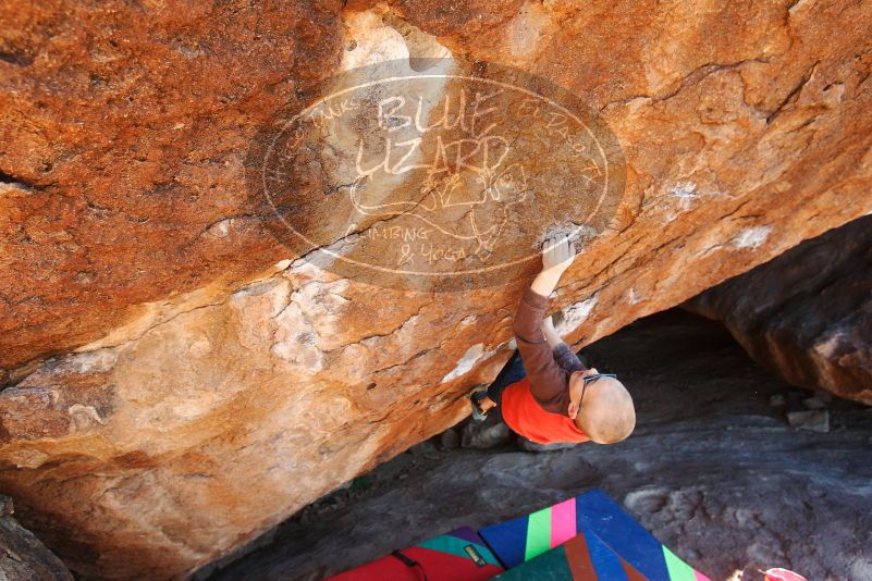 Bouldering in Hueco Tanks on 12/24/2018 with Blue Lizard Climbing and Yoga
Filename: SRM_20181224_1455590.jpg
Aperture: f/5.0
Shutter Speed: 1/320
Body: Canon EOS-1D Mark II
Lens: Canon EF 16-35mm f/2.8 L