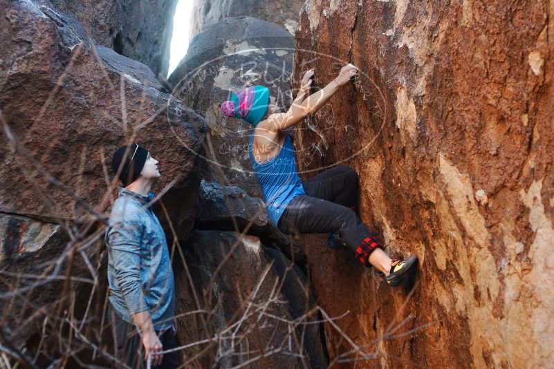 Bouldering in Hueco Tanks on 12/24/2018 with Blue Lizard Climbing and Yoga

Filename: SRM_20181224_1642440.jpg
Aperture: f/3.2
Shutter Speed: 1/200
Body: Canon EOS-1D Mark II
Lens: Canon EF 50mm f/1.8 II
