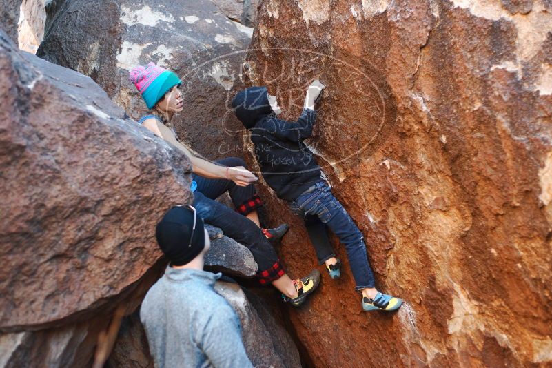 Bouldering in Hueco Tanks on 12/24/2018 with Blue Lizard Climbing and Yoga
Filename: SRM_20181224_1645520.jpg
Aperture: f/2.5
Shutter Speed: 1/200
Body: Canon EOS-1D Mark II
Lens: Canon EF 50mm f/1.8 II