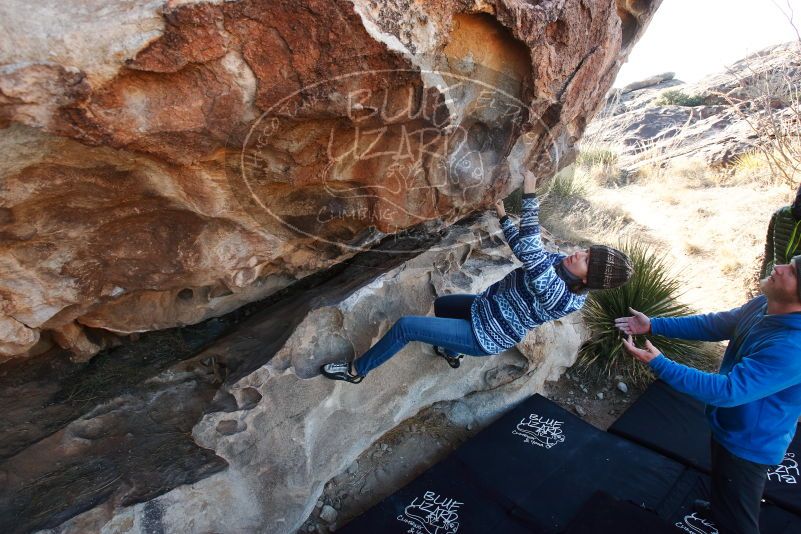 Bouldering in Hueco Tanks on 12/30/2018 with Blue Lizard Climbing and Yoga

Filename: SRM_20181230_1036360.jpg
Aperture: f/5.6
Shutter Speed: 1/200
Body: Canon EOS-1D Mark II
Lens: Canon EF 16-35mm f/2.8 L