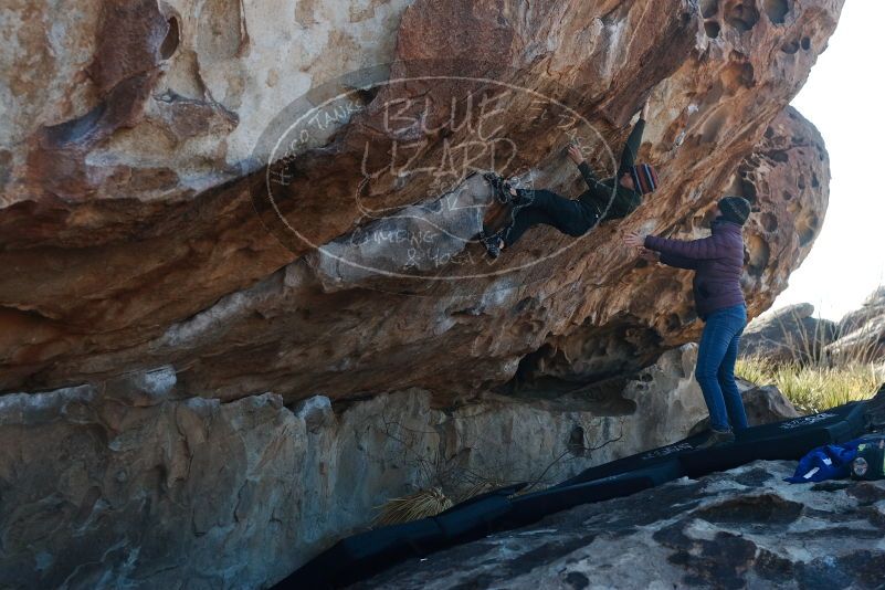 Bouldering in Hueco Tanks on 12/30/2018 with Blue Lizard Climbing and Yoga

Filename: SRM_20181230_1130151.jpg
Aperture: f/4.0
Shutter Speed: 1/400
Body: Canon EOS-1D Mark II
Lens: Canon EF 50mm f/1.8 II