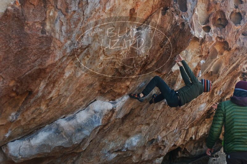 Bouldering in Hueco Tanks on 12/30/2018 with Blue Lizard Climbing and Yoga

Filename: SRM_20181230_1130240.jpg
Aperture: f/3.5
Shutter Speed: 1/400
Body: Canon EOS-1D Mark II
Lens: Canon EF 50mm f/1.8 II