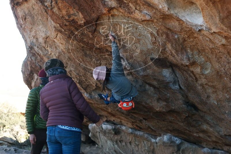 Bouldering in Hueco Tanks on 12/30/2018 with Blue Lizard Climbing and Yoga
Filename: SRM_20181230_1138310.jpg
Aperture: f/3.5
Shutter Speed: 1/400
Body: Canon EOS-1D Mark II
Lens: Canon EF 50mm f/1.8 II