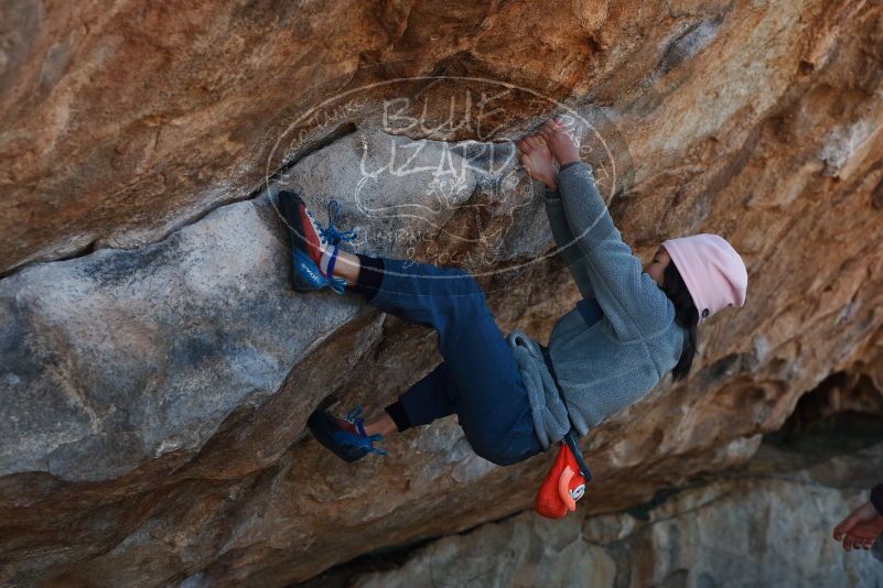 Bouldering in Hueco Tanks on 12/30/2018 with Blue Lizard Climbing and Yoga

Filename: SRM_20181230_1140560.jpg
Aperture: f/4.0
Shutter Speed: 1/320
Body: Canon EOS-1D Mark II
Lens: Canon EF 50mm f/1.8 II