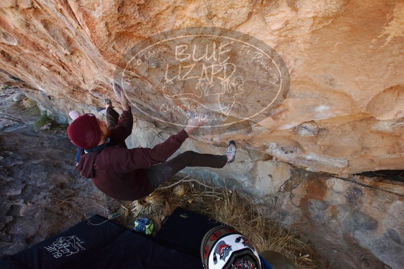 Bouldering in Hueco Tanks on 12/30/2018 with Blue Lizard Climbing and Yoga

Filename: SRM_20181230_1239450.jpg
Aperture: f/5.0
Shutter Speed: 1/250
Body: Canon EOS-1D Mark II
Lens: Canon EF 16-35mm f/2.8 L