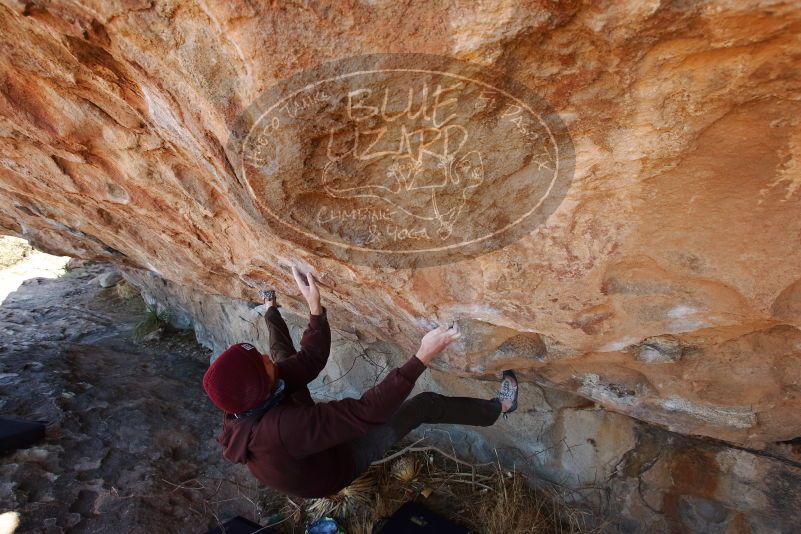 Bouldering in Hueco Tanks on 12/30/2018 with Blue Lizard Climbing and Yoga

Filename: SRM_20181230_1245590.jpg
Aperture: f/5.6
Shutter Speed: 1/250
Body: Canon EOS-1D Mark II
Lens: Canon EF 16-35mm f/2.8 L