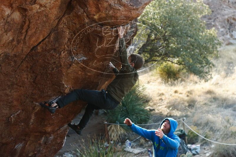 Bouldering in Hueco Tanks on 12/30/2018 with Blue Lizard Climbing and Yoga

Filename: SRM_20181230_1532060.jpg
Aperture: f/4.0
Shutter Speed: 1/400
Body: Canon EOS-1D Mark II
Lens: Canon EF 50mm f/1.8 II