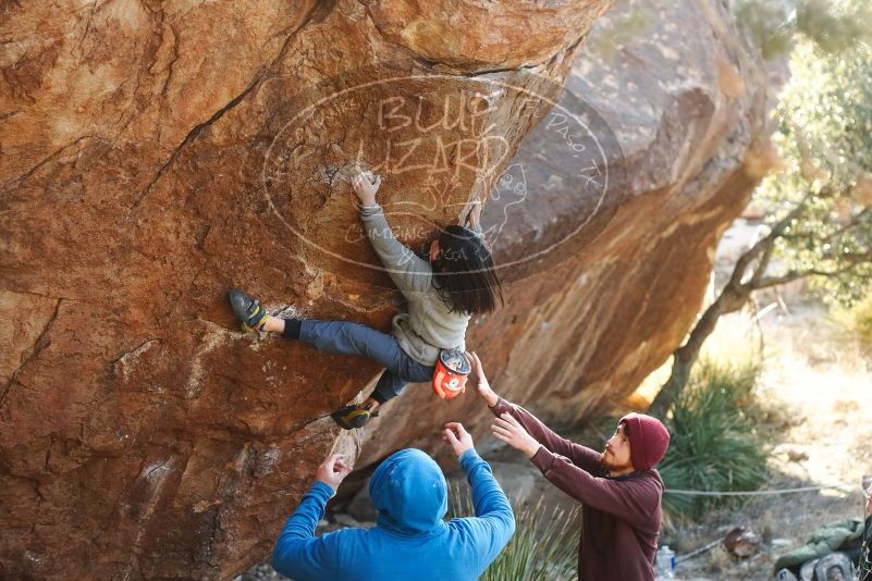 Bouldering in Hueco Tanks on 12/30/2018 with Blue Lizard Climbing and Yoga

Filename: SRM_20181230_1559100.jpg
Aperture: f/3.2
Shutter Speed: 1/400
Body: Canon EOS-1D Mark II
Lens: Canon EF 50mm f/1.8 II