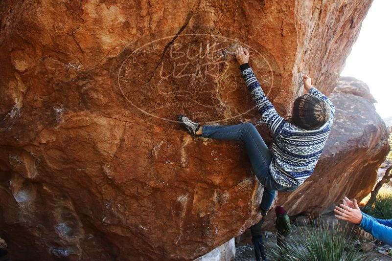 Bouldering in Hueco Tanks on 12/30/2018 with Blue Lizard Climbing and Yoga

Filename: SRM_20181230_1626221.jpg
Aperture: f/7.1
Shutter Speed: 1/200
Body: Canon EOS-1D Mark II
Lens: Canon EF 16-35mm f/2.8 L
