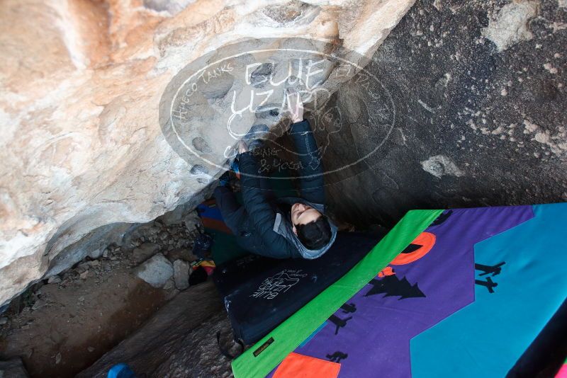 Bouldering in Hueco Tanks on 01/01/2019 with Blue Lizard Climbing and Yoga

Filename: SRM_20190101_1032580.jpg
Aperture: f/3.5
Shutter Speed: 1/200
Body: Canon EOS-1D Mark II
Lens: Canon EF 16-35mm f/2.8 L