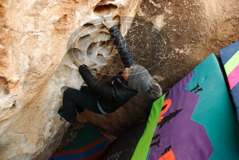 Bouldering in Hueco Tanks on 01/01/2019 with Blue Lizard Climbing and Yoga

Filename: SRM_20190101_1042400.jpg
Aperture: f/4.0
Shutter Speed: 1/200
Body: Canon EOS-1D Mark II
Lens: Canon EF 16-35mm f/2.8 L