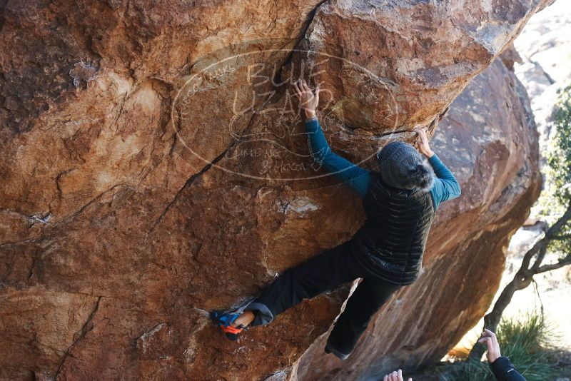 Bouldering in Hueco Tanks on 01/01/2019 with Blue Lizard Climbing and Yoga

Filename: SRM_20190101_1322110.jpg
Aperture: f/4.5
Shutter Speed: 1/250
Body: Canon EOS-1D Mark II
Lens: Canon EF 50mm f/1.8 II