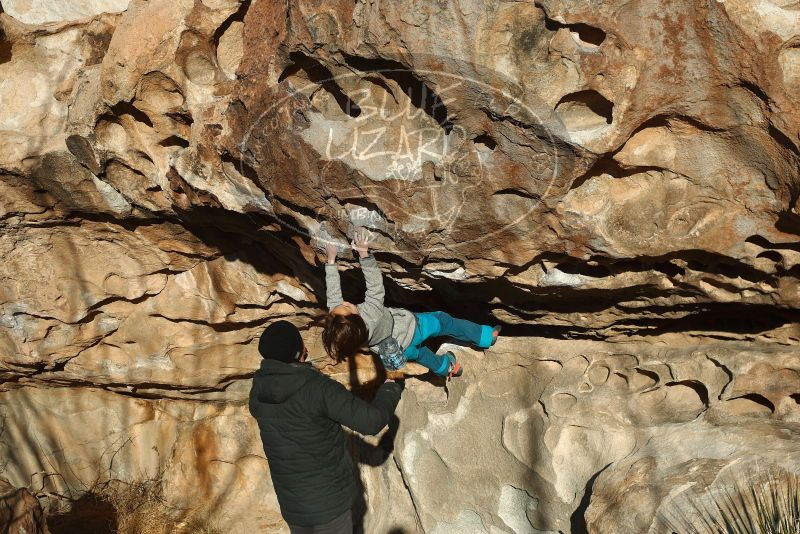 Bouldering in Hueco Tanks on 01/01/2019 with Blue Lizard Climbing and Yoga

Filename: SRM_20190101_1653160.jpg
Aperture: f/4.0
Shutter Speed: 1/800
Body: Canon EOS-1D Mark II
Lens: Canon EF 50mm f/1.8 II