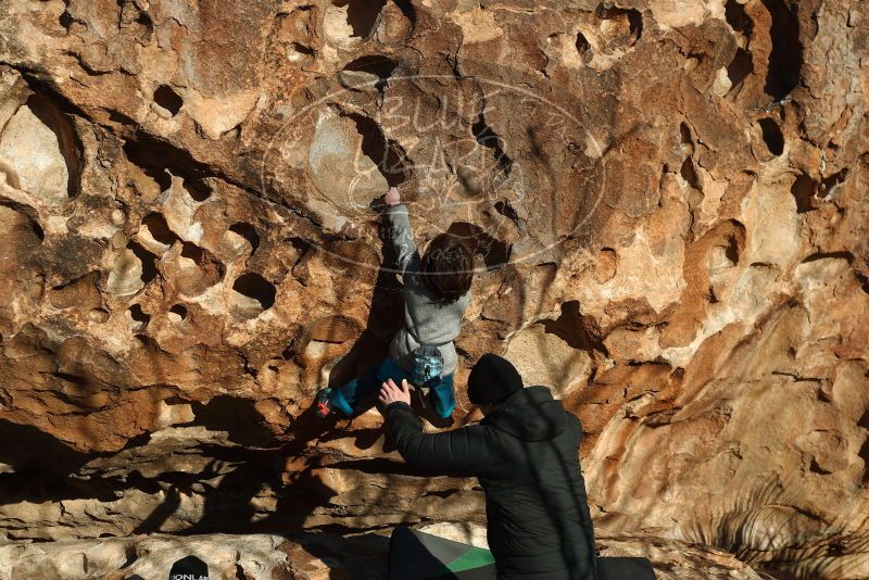 Bouldering in Hueco Tanks on 01/01/2019 with Blue Lizard Climbing and Yoga

Filename: SRM_20190101_1655040.jpg
Aperture: f/4.0
Shutter Speed: 1/640
Body: Canon EOS-1D Mark II
Lens: Canon EF 50mm f/1.8 II