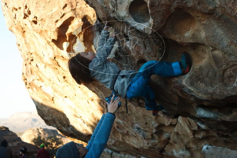 Bouldering in Hueco Tanks on 01/01/2019 with Blue Lizard Climbing and Yoga

Filename: SRM_20190101_1745570.jpg
Aperture: f/4.0
Shutter Speed: 1/500
Body: Canon EOS-1D Mark II
Lens: Canon EF 50mm f/1.8 II