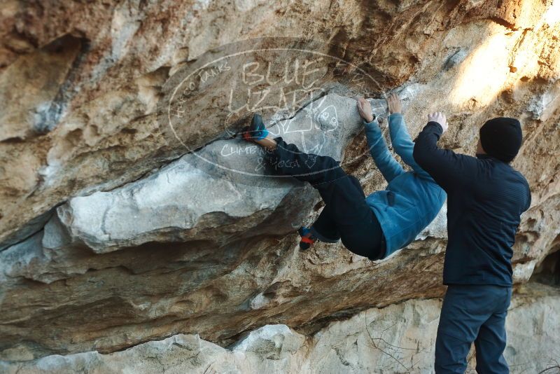 Bouldering in Hueco Tanks on 01/01/2019 with Blue Lizard Climbing and Yoga

Filename: SRM_20190101_1754330.jpg
Aperture: f/3.2
Shutter Speed: 1/320
Body: Canon EOS-1D Mark II
Lens: Canon EF 50mm f/1.8 II